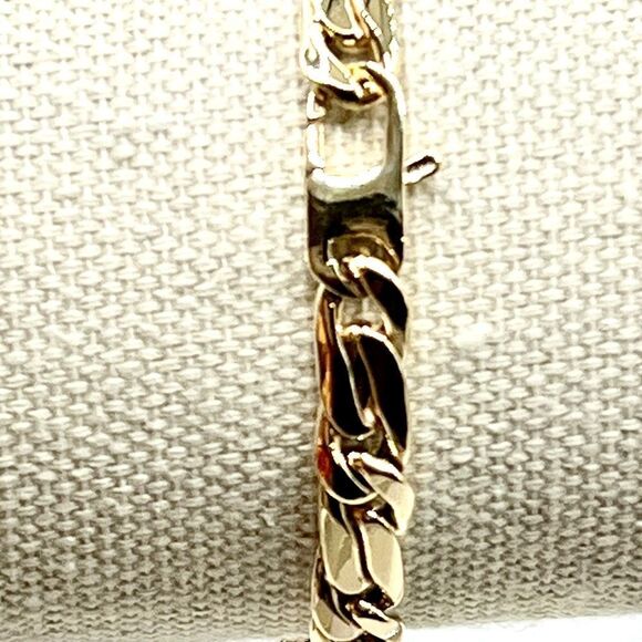 Leslie's 14k Men's Polished Link Bracelet - Picture 8 of 12